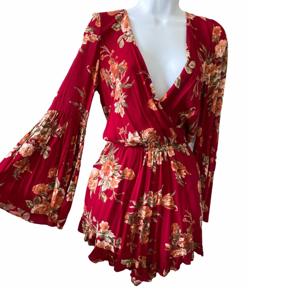 Indikah Bell Sleeve Romper